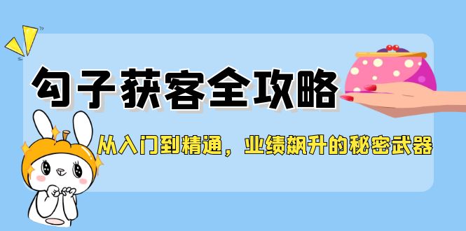 从入门到精通，勾子获客全攻略，业绩飙升的秘密武器-就去找资源网