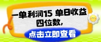 改手机套餐一单利润15，单日收益四位数，冷门蓝海项目-就去找资源网