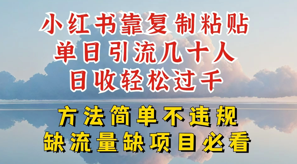 你还在做小红书图文带货和接商单吗,限流就算了,还不赚钱,现在最变态的赚钱方法,还得是暴力引流,私域变现-就去找资源网