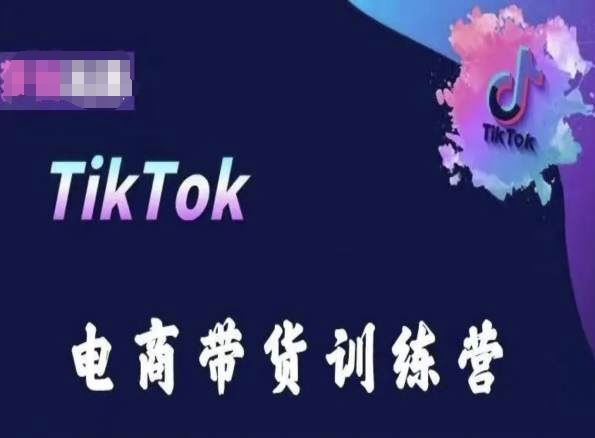 TikTok电商带货训练营,跟随时代潮流,跨境掘金-就去找资源网