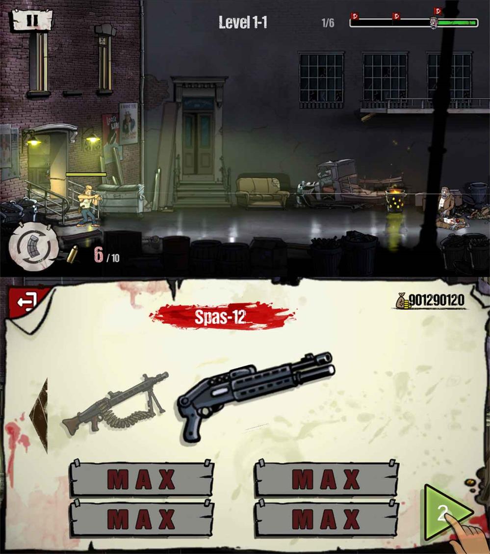 经典像素风射击游戏 僵尸射手-就去找资源网