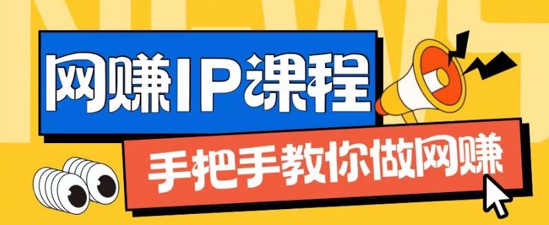 ip合伙人打造1.0，从0到1教你做网创，实现月入过万【揭秘】-就去找资源网