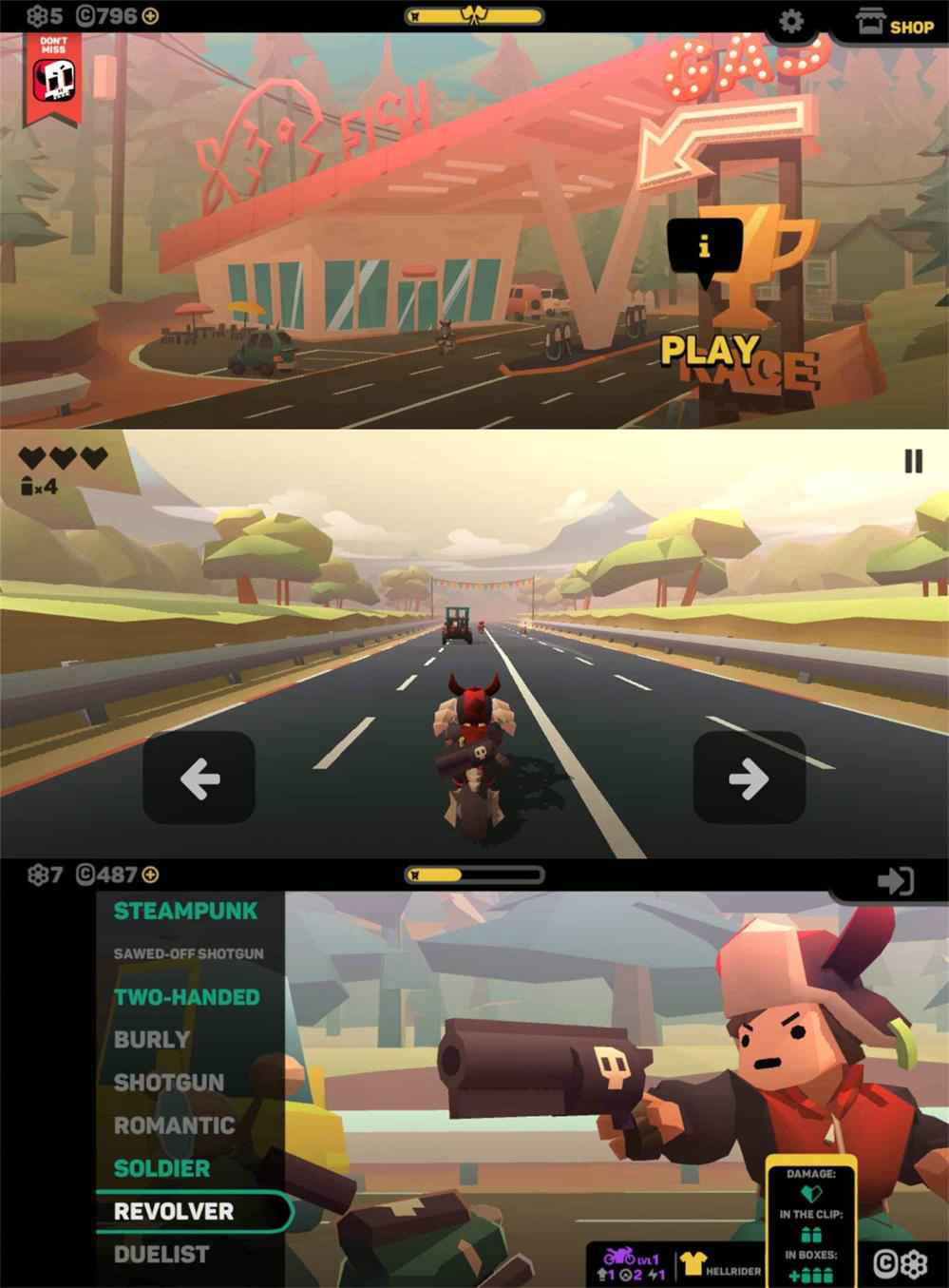 闯关射击游戏 地狱骑士3-就去找资源网