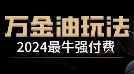 2024最牛强付费，万金油强付费玩法，干货满满，全程实操起飞-就去找资源网