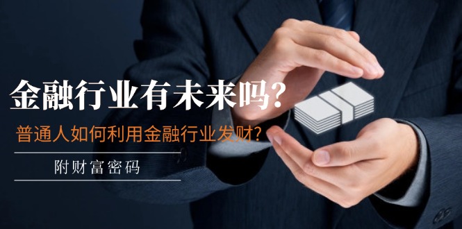 公众号付费文章:金融行业有未来吗?普通人如何利用金融行业发财?(附财富密码)-就去找资源网