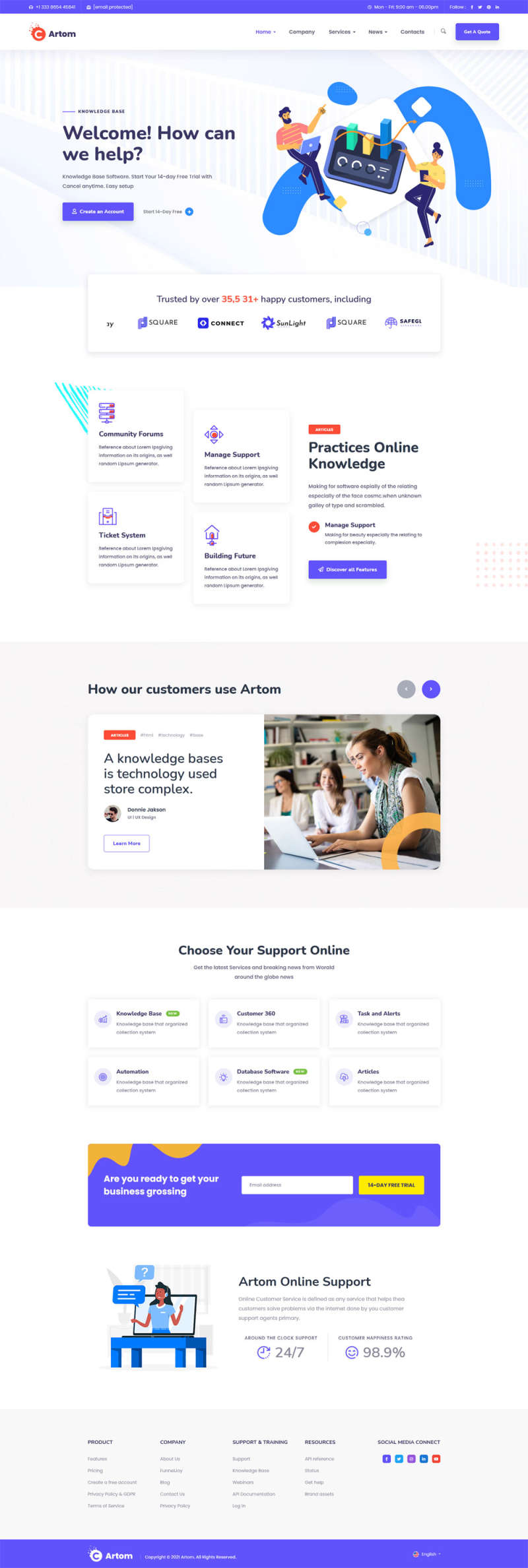 云计算数字软件方案解决企业html模板-就去找资源网