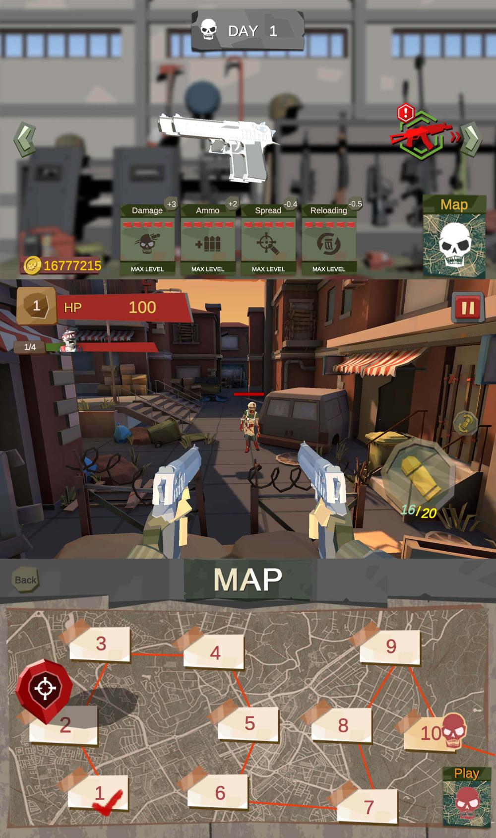 第一人称射击游戏 僵尸大战-就去找资源网