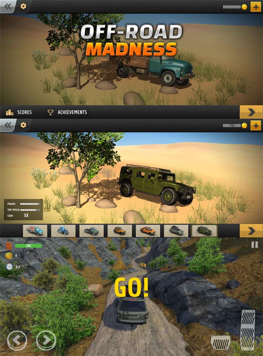 驾驶模拟类游戏 疯狂越野-就去找资源网