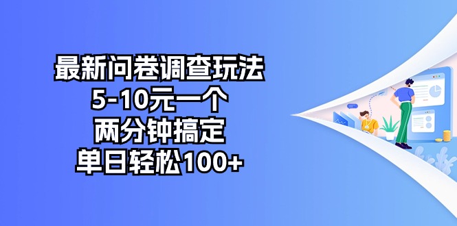 (10606期)最新问卷调查玩法,5-10元一个,两分钟搞定,单日轻松100+-就去找资源网