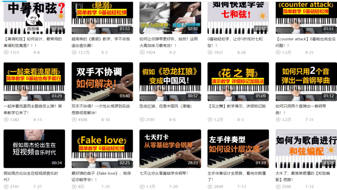 钢琴课程资料变现副业项目，虚拟资源 0 成本，冷门赚钱项目