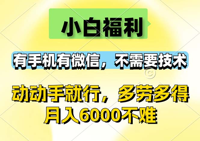 (12565期)小白福利,有手机有微信,0成本,不需要任何技术,动动手就行,随时随…-就去找资源网