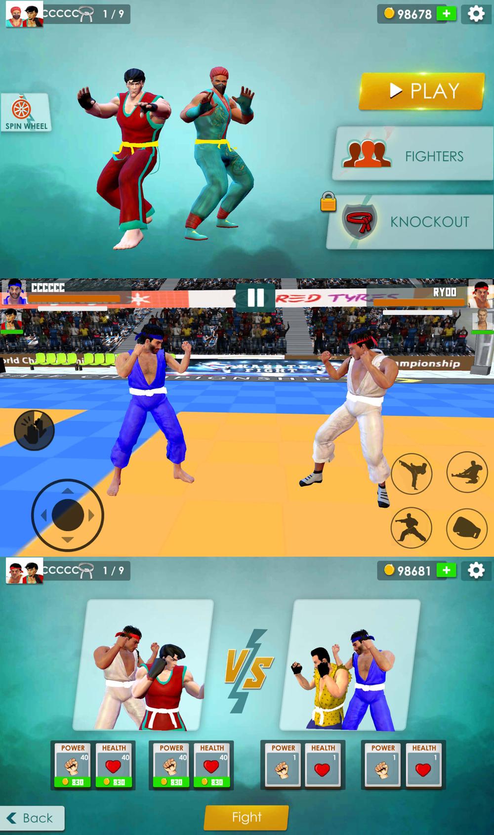 闯关格斗游戏 空手道格斗-就去找资源网