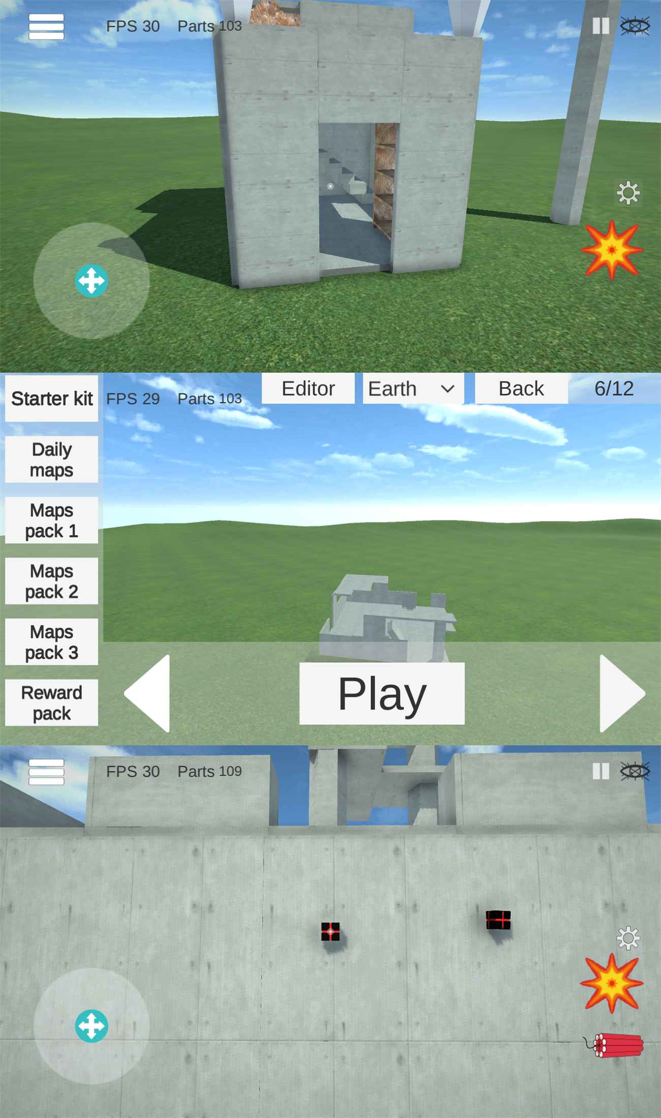 模拟休闲游戏 物理学爆破-就去找资源网