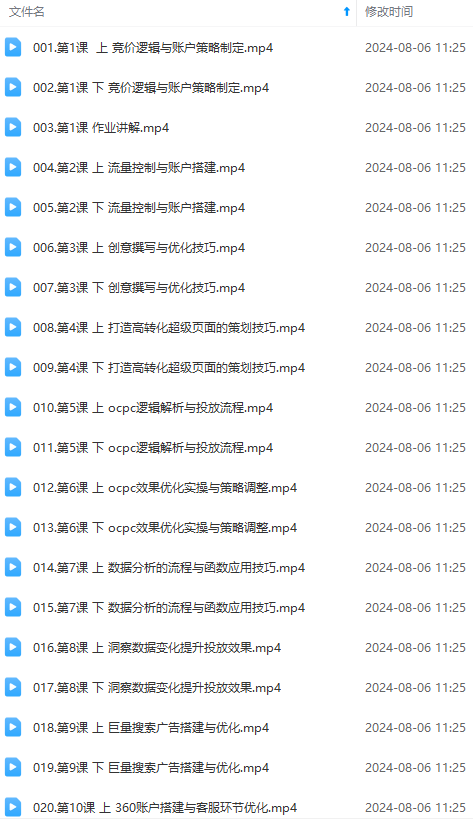 图片[1]-（12012期）竞价教程：真实账户 实战教学 从新手到进阶·后台操作到数据优化-就去找资源网