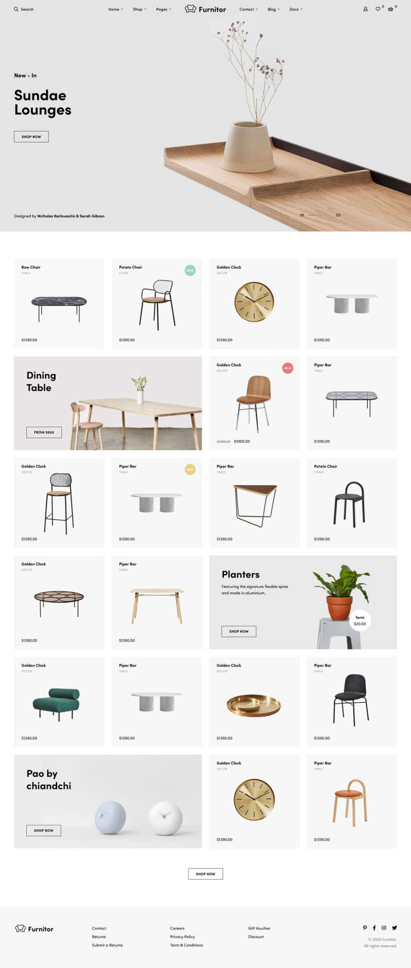 家具摆件商城HTML模板-就去找资源网