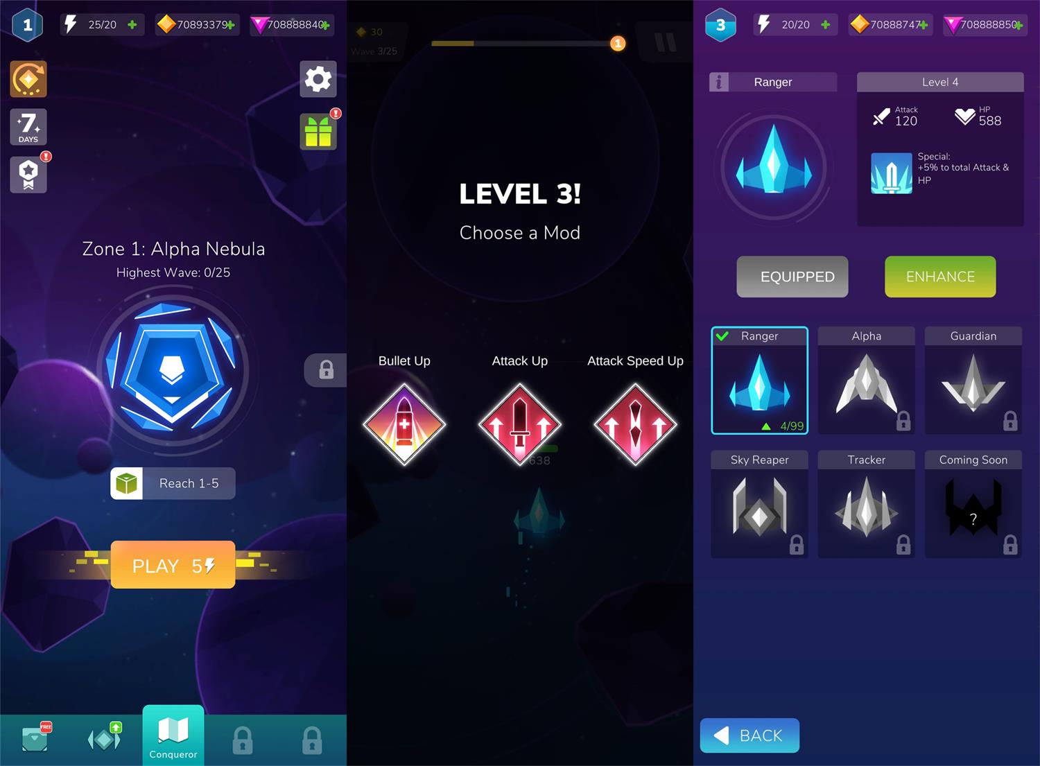 飞行闯关游戏 太空射击大赛-就去找资源网