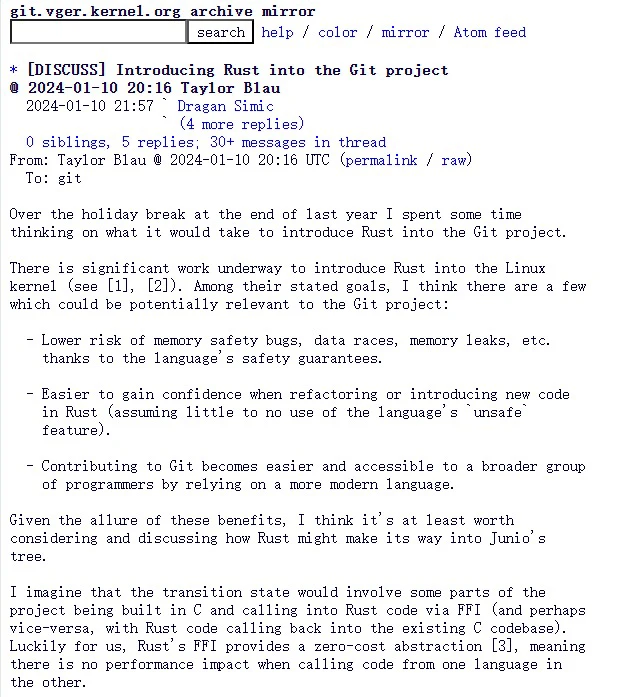 Git开发者正讨论引入Rust语言的可能性-就去找资源网