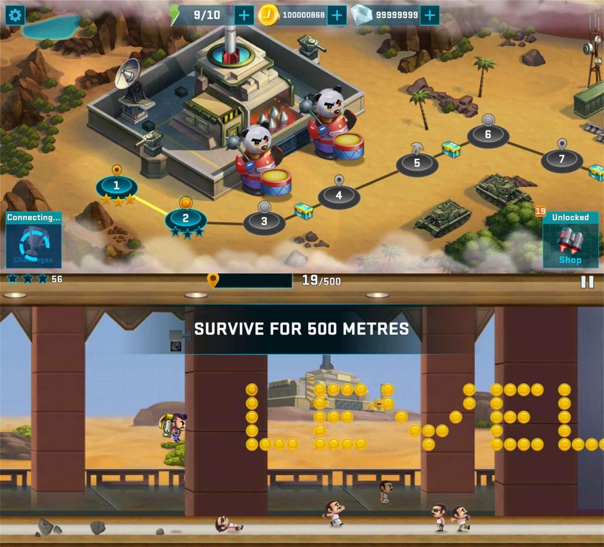 经典闯关游戏 疯狂喷气机-就去找资源网