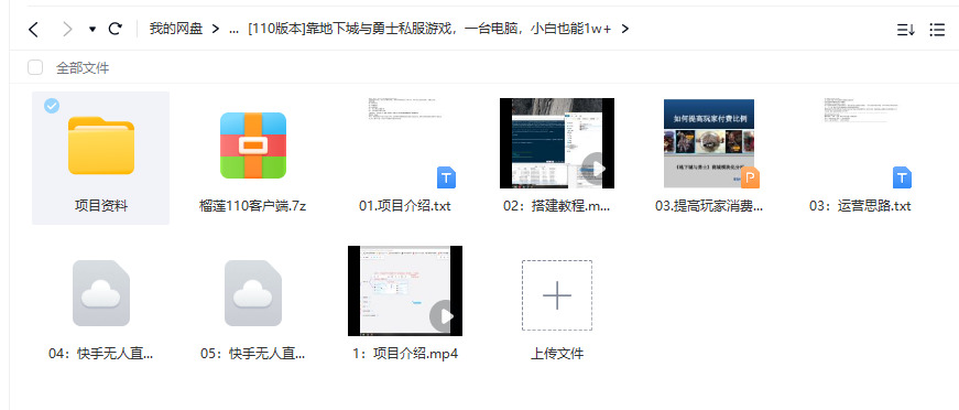 靠口地下城与勇士私服游戏，一台电脑，小白也能1w+（教程+工具+资料+110巴卡尔版本）-就去找资源网