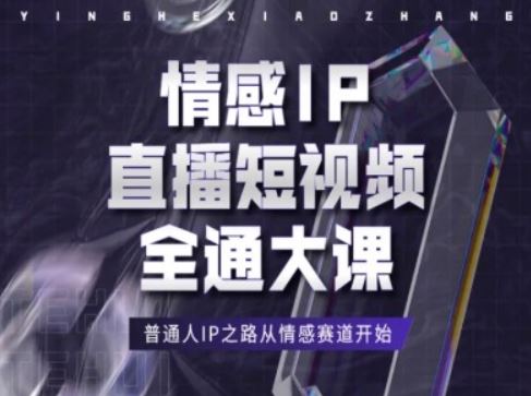 情感IP直播短视频全通大课,普通人IP之路从情感赛道开始-就去找资源网